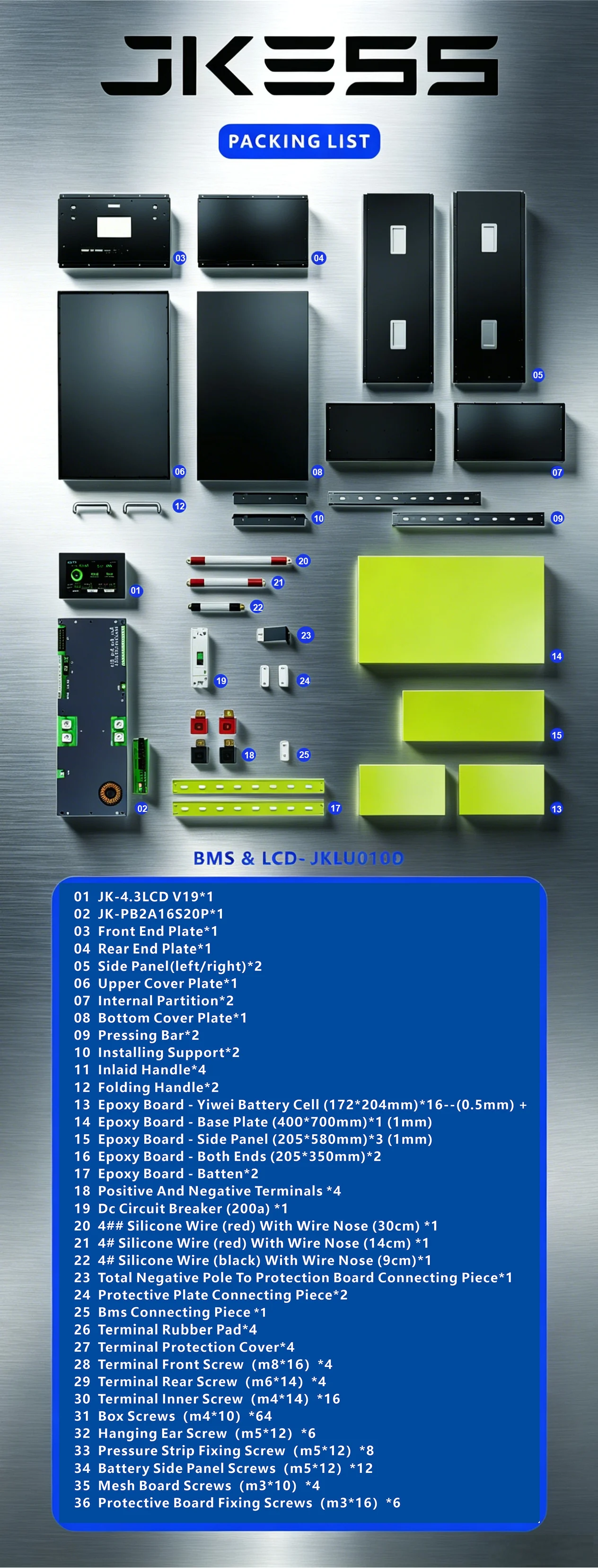 6U Battery Kit detailed information 15